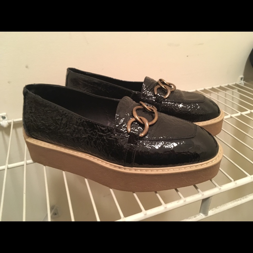 Free People Brooklyn Patent Leather Flarform